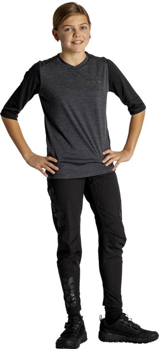 Image du produit iXS Maillot manches longues Trigger EVO Kids - Anthracite-Black (S)