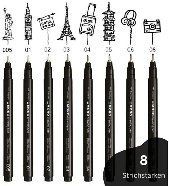 Actual product image Tombow Mono (Black, 1 x)