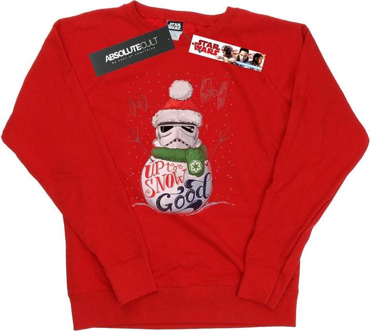 Star Wars Stormtrooper Up To Snow Good Sweatshirt (S)