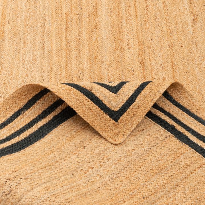 Produktbild Pergamon Naturfaser Teppich Jute Salsa Bordüre (160 x 230 cm)