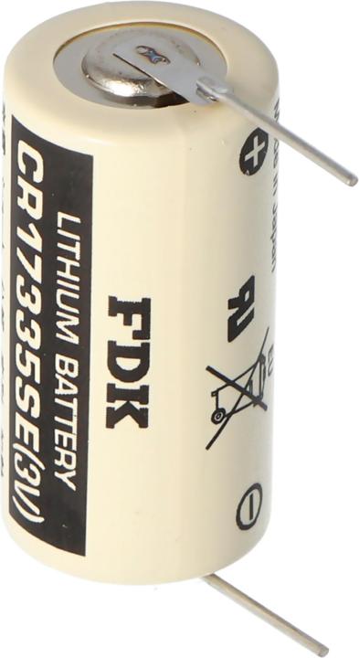 Actual product image FDK Batterie CR17335 SE Size 2/3A, mit Lötpadel (1 pcs., AA, 1800 mAh)
