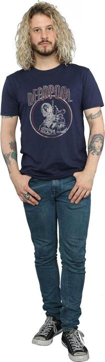 Immagine prodotto Deadpool Vintage Circle Maglietta Uomo (M)