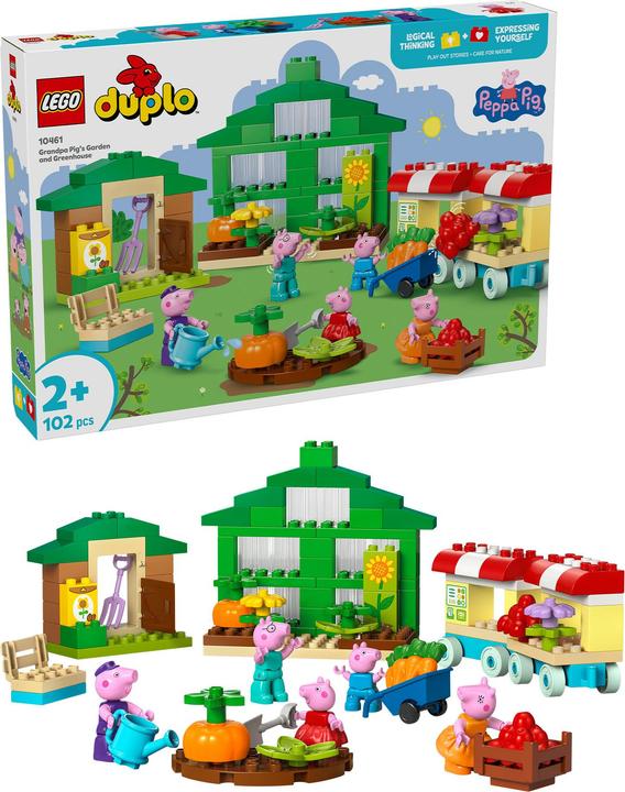 Immagine prodotto LEGO DUPLO 10461 Bedstefar Gris' have og drivhus (10461)