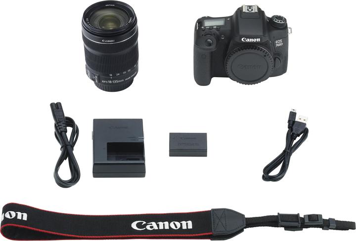 Produktbild Canon EOS 760D Kit (24.20 Mpx, APS-C / DX)