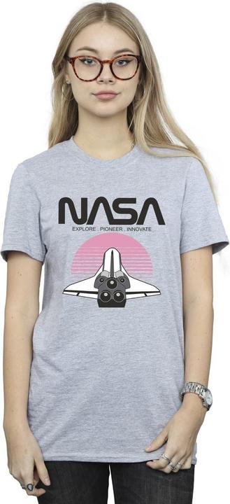 Immagine prodotto Nasa Space Shuttle Sunset Maglietta Ampia Donna (L)