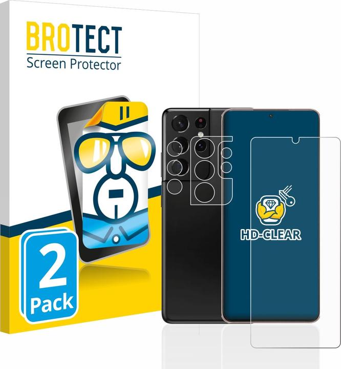Immagine prodotto BROTECT Pellicola Trasparente (2 Pezzo/i, Samsung Galaxy S21 Ultra 5G)