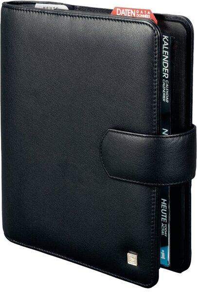 Produktbild Bind Managerplaner A5 Systemplaner inkl. Kalender 1 Woche = 2 Seiten Nappaleder schwarz T 500 (A5, Harter Einband)