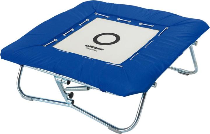 Eurotramp Minitramp, blue, height-adjustable 112 x 112 cm