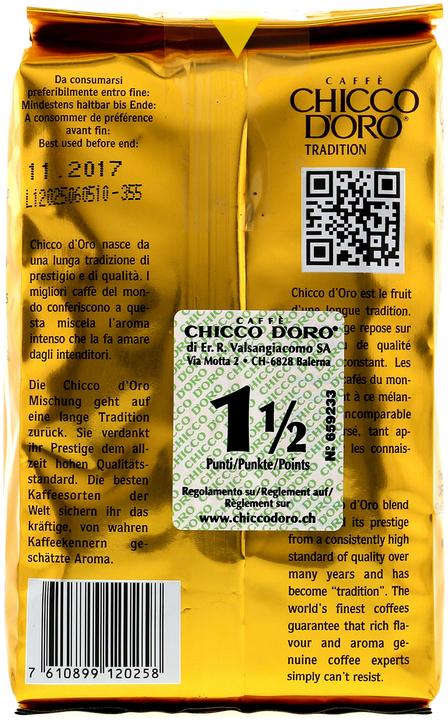 Actual product image Chicco D'oro Tradition (250 g)