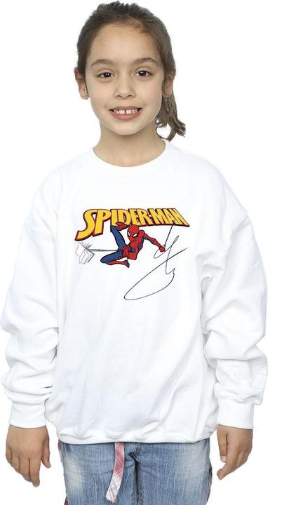 Immagine prodotto Spider-Man With A Book Felpa Ragazze (152, 158)