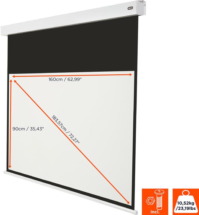 Produktbild Celexon V2.0 Batterie Professional Plus 160 x 90 cm Motorleinwand (35.43", 16:9)