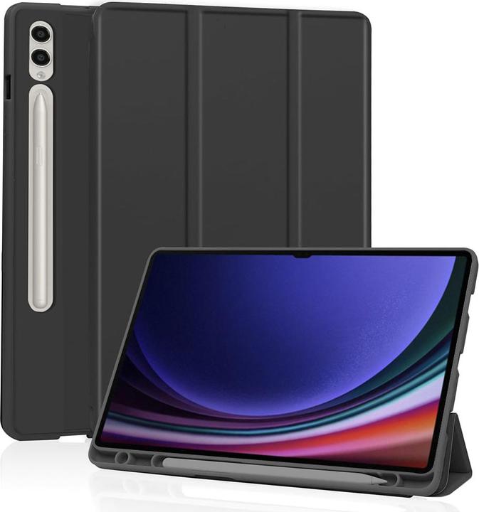 Produktbild Techsuit - Flex Trifold (with Pencil Holder) - Samsung Galaxy Tab S9 Ultra / S10 Ultra - Black (Galaxy Tab S9 Ultra)