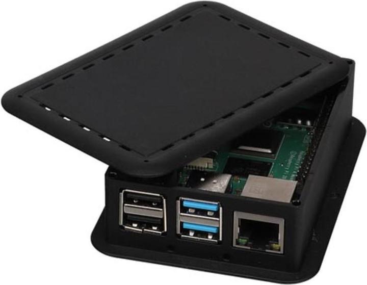 Produktbild Teko Gehäuse Für Raspberry Pi 4 - Schwarz