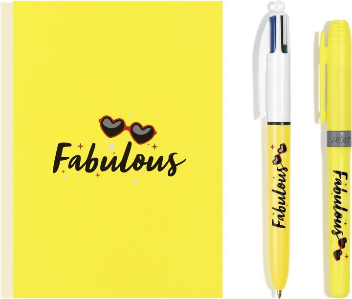 Image du produit Bic Stationery Box Fabulous (Blanc, Jaune, 1 x)