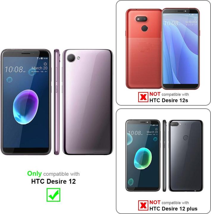 Image du produit Cadorabo Coque pour HTC Desire 12 universel avec Clip (HTC Desire 12)