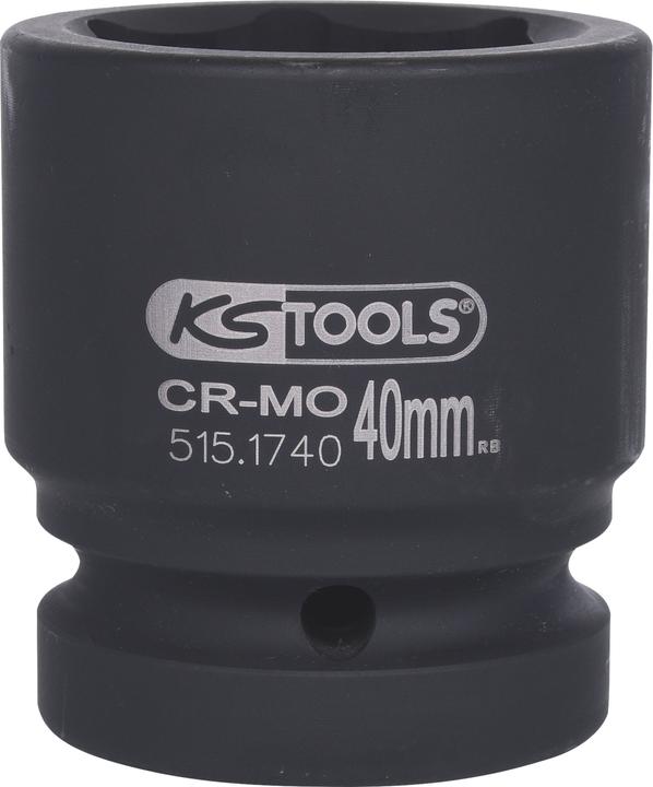 Actual product image KS Tools 1" power socket short (40 mm)