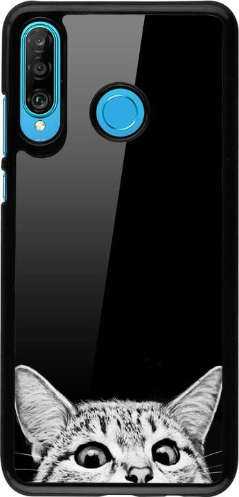 Immagine prodotto PhoneLook Gatto Coque che guarda in alto nero (Huawei P30 Lite)