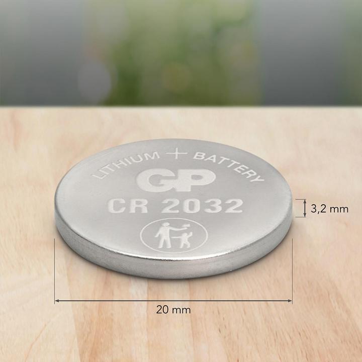 Productafbeelding GP Batteries Cr2032 (5 Pcs., CR2032, 220 mAh)