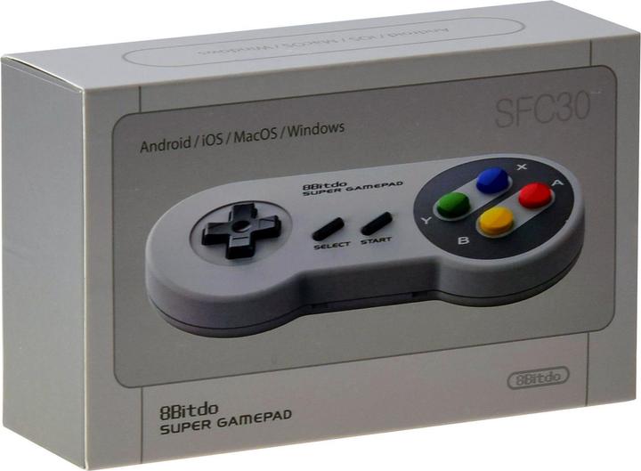 Actual product image 8bitdo SFC30 Bluetooth Controller (Mac, PC)