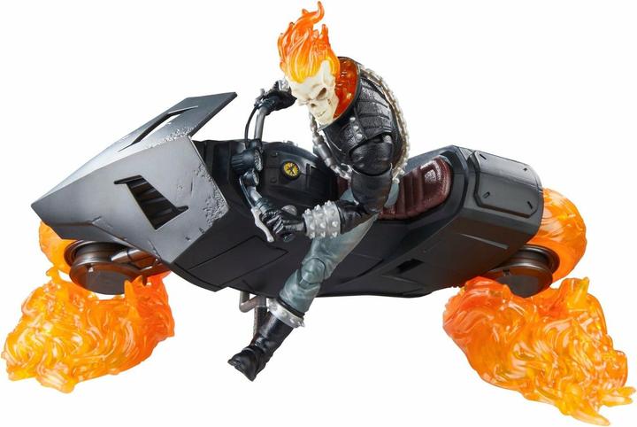 Produktbild Hasbro Marvel 85th Anniversary Marvel Legends Actionfigur mit Fahrzeug Ghost Rider 15 cm
