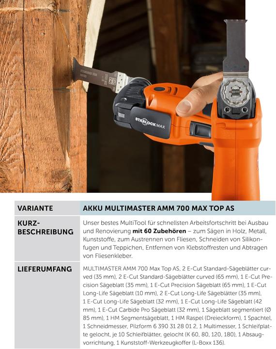 Actual product image Fein MultiMaster AMM 700 Max Top AS