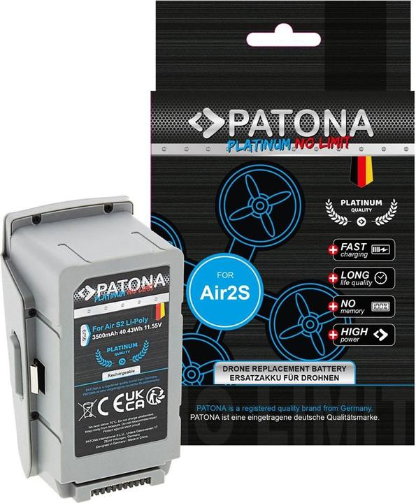 Immagine prodotto Patona Batteria Platinum DJI Air 2S (Batteria del drone, DJI Mavic Air 2)