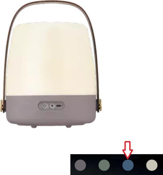 Produktbild Kooduu Lautsprecherlampe lite up JBL mini blau (45 lm)