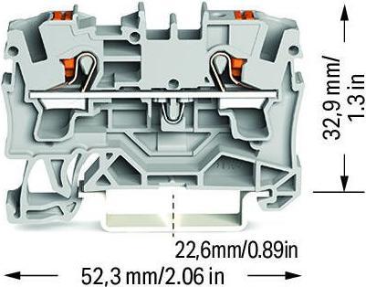 Immagine prodotto Wago Terminale passante 6,20 mm Push-