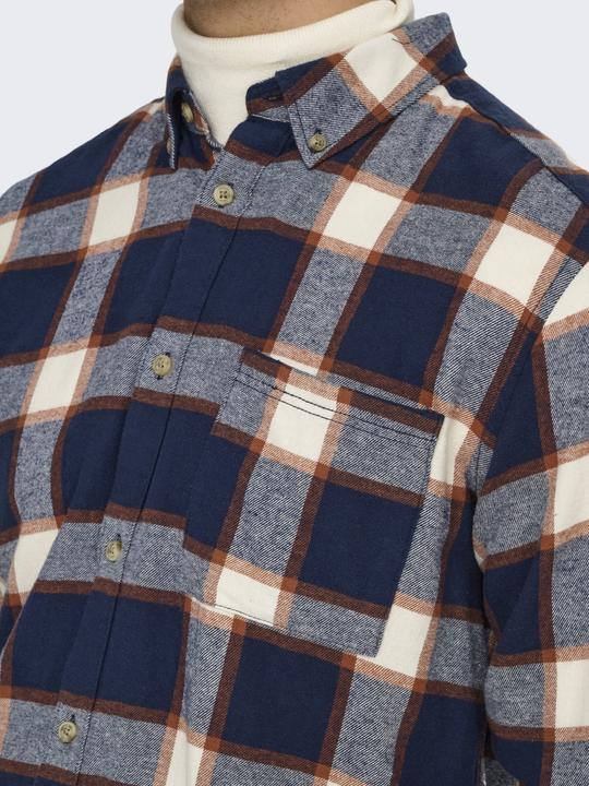 Produktbild Only & Sons Onsral Ls Slim Check Shirt (L)