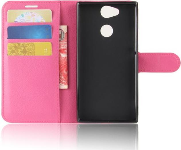 Actual product image MU Classic Leather cover with litchite texture (Sony Xperia XA2)