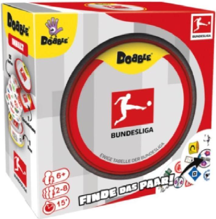 Image du produit Zygomatic Dobble Bundesliga, jeu de cartes, pour 2-8 joueurs, à partir de 6 ans (DE edition) (Allemand)