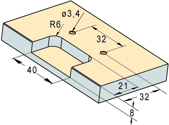 Produktbild Prämeta Einachs-Dünntürtopfbänder SERIE 3000 Flachband, Türauflage 7 m