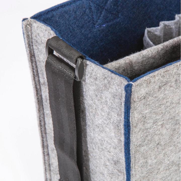 Actual product image Sigel Notebooktasche Desk Sharing Bag Bicolor M, Grau/Blau 15.4 (15.40")