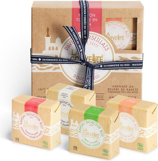 Produktbild La Corvette Geschenkbox Bio Sanft (Handseifenspender)