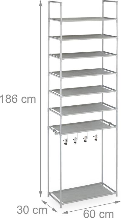 Image du produit Relaxdays Baylee (60 x 30 x 186 cm)