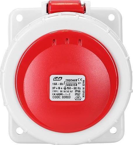 Produktbild IDE CEE Steckdose 16 A IP67 03803
