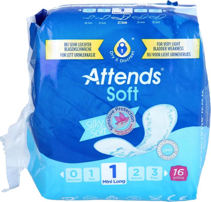 Attends Soft 1 Mini Long Einlagen (16 x, Mini)