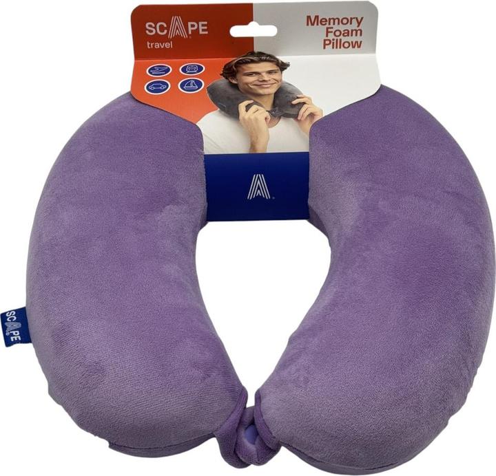 Immagine prodotto Scape Travel Memory Foam Kissen mit Klappverschluss (Cuscino per testa e collo)
