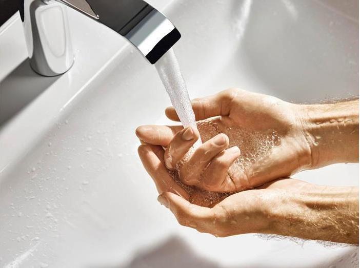 Actual product image hansgrohe Vivenis Waschtischmischer 110 (chrom) mit Ablaufgarnitur