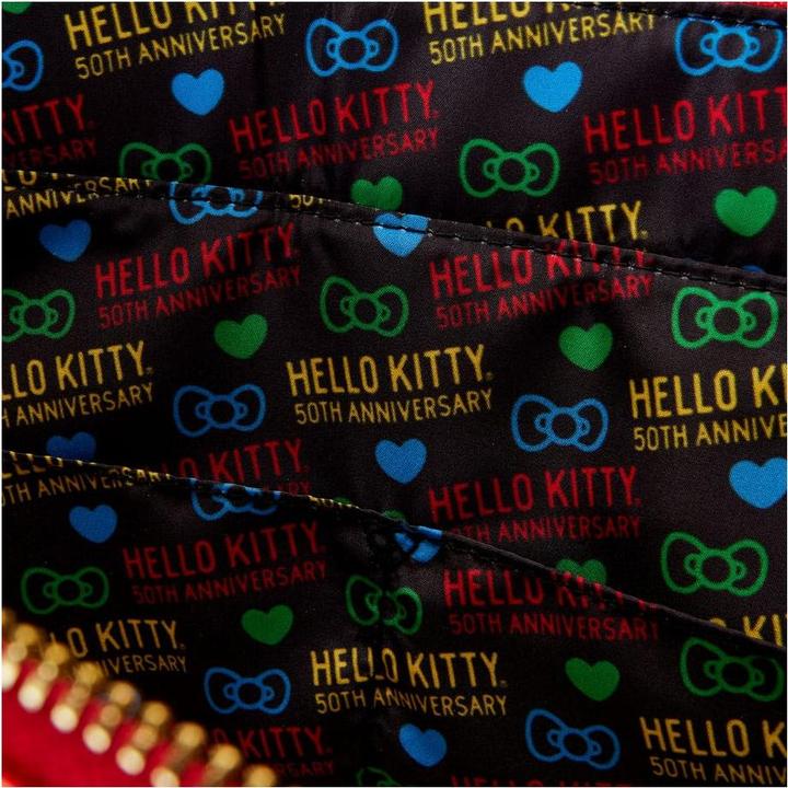 Actual product image Loungefly Hello Kitty by tote bag & wallet 50th Anniversary