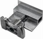Novotegra Endklemme 30-42 mm für C-Schiene Aluminium (Solar system mounting material)
