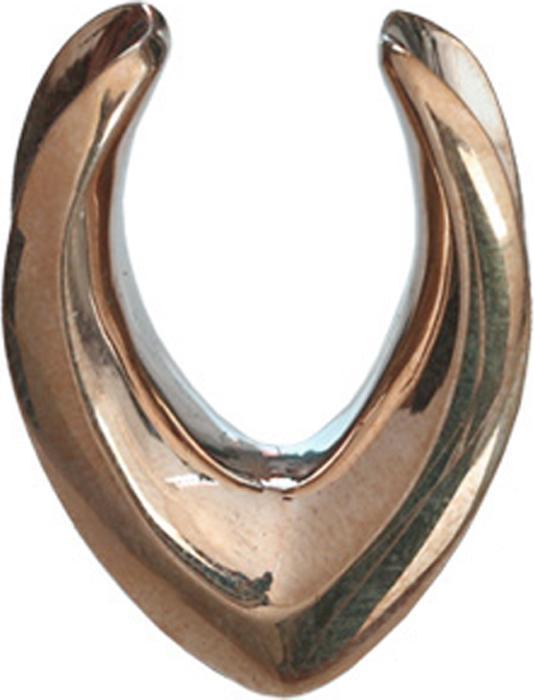Star Piercing Sattel rosegold V-Form (ohne Messing, Bronze)