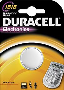Produktbild Duracell Electronics (1 Stk., CR1616, 45 mAh)