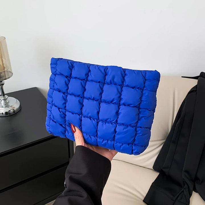 Produktbild Only-Bags.Store Kosmetiktasche Gesteppte Kosmetiktasche Aufbewahrungstasche Kosmetiktasche Grosse Kosmetiktasche (1 l)