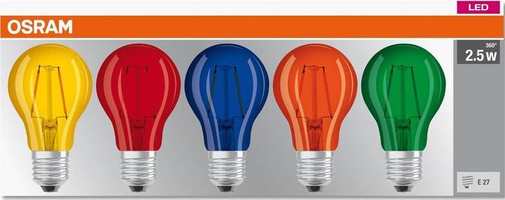 Produktbild Osram Led Star Décor Classic A (E27, 2 W, 235 lm, 1 x, G)