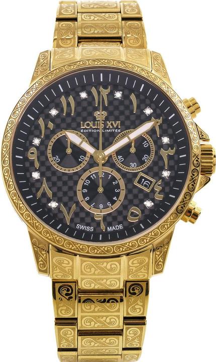 Louis XVI LXVI1094 Palais Royale Arabic (Analoguhr, Swiss Made, Chronograph, 43 mm)