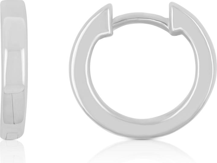 Muau Creolen (750/18K Weissgold)