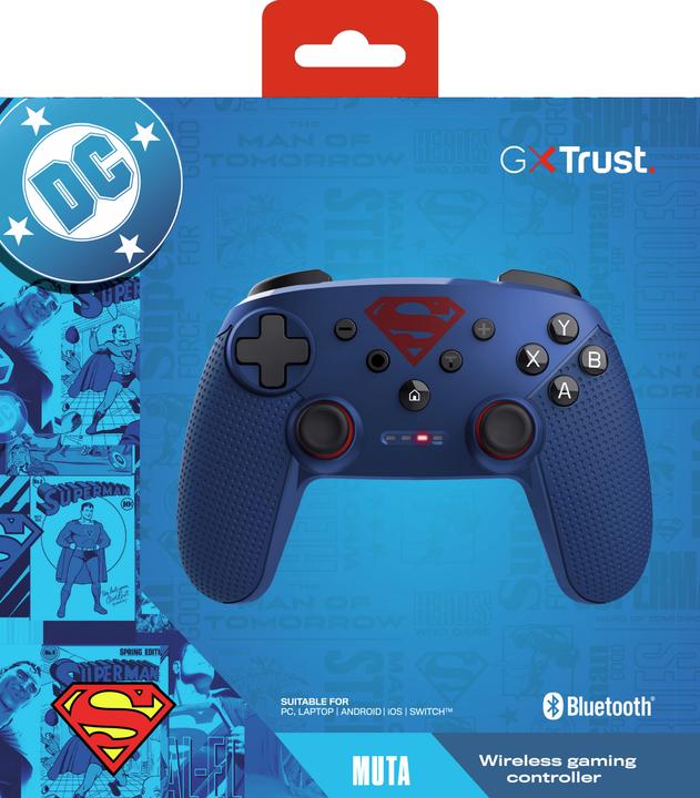 Actual product image Trust Gxt542sm Muta Controller Superman (Android, iOS, Switch, PC, Switch 2, Switch OLED)