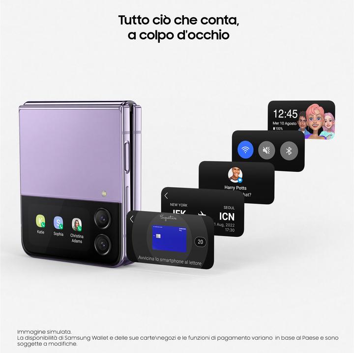Produktbild Samsung Galaxy Z Flip4 (256 GB, Pink Gold, 6.70", SIM + eSIM, 12 Mpx, 5G)