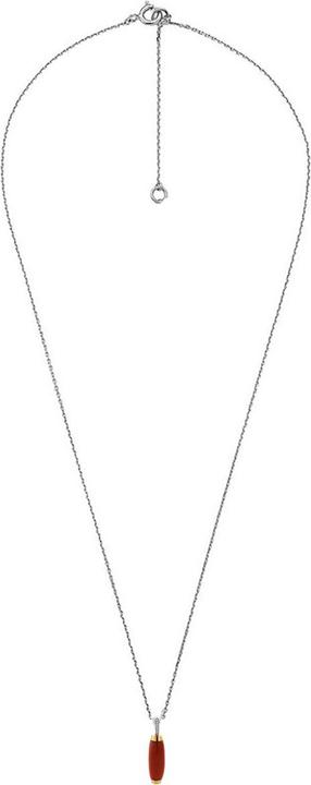 Immagine prodotto Ti Sento Milano Catena con ciondolo con zirconi bicolore placcato oro 6783CR (Argento 925, 45 cm)